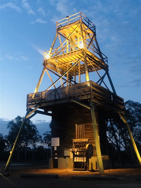 Poppet head at Cooinda Park